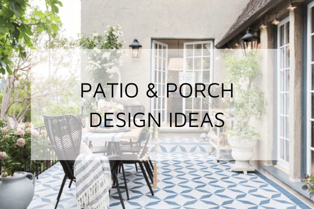 45+ Patio and Porch Design & Outdoor Furniture Ideas