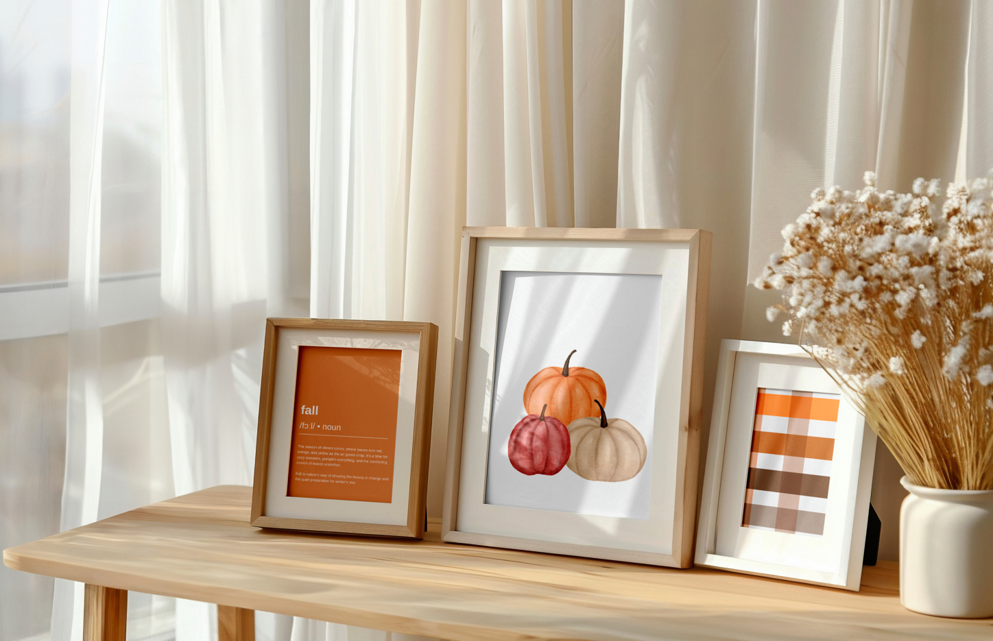 pumpkin 3 set printable art